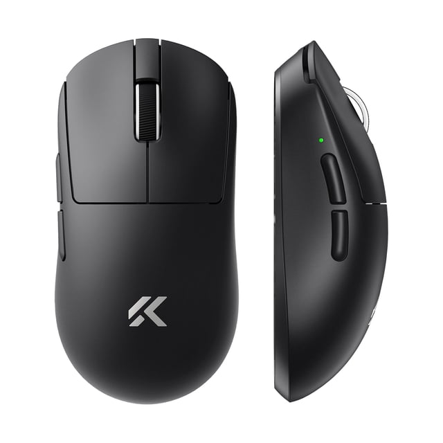 Mouse gamer inalámbrico MCHOSE A7 V2 Ultra, 42K DPI, negro