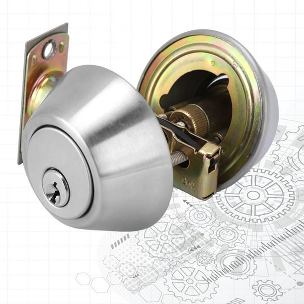 Cerradura de Puerta ANGGREK Cerrojo Práctica Duradera puertas de madera maciza acero inoxidable