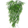 thumbnail image 5 of 5 Fork Artificial Rattan Leaves Wall Hanging Plant Home Wedding Decor;5 Fork Artificial Rattan Leaves Wall Hanging Plant Home Wedding Decor, 5 of 11
