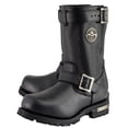 thumbnail image 6 of Milwaukee Leather Men's Black 11-Inch Classic Engineer Motorcycle Leather Boots MBM9020 13, 6 of 10