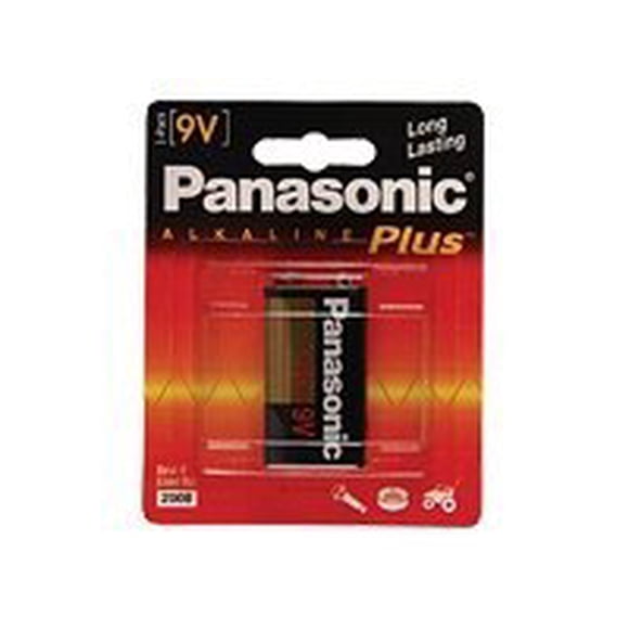 Panasonic Alkaline Plus 6AM-6PA - Pile 9 V - Alcaline