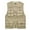 Beige#1, variant on jobturf Mens Fishing Vest Lightweight Zip Up V Neck Outwear Casual Hiking Camping Outdoor Jacket Top with Zip Pockets