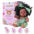 thumbnail image 1 of TUSALMO 10 INCH Black Baby Doll Toy with Accessories - African American Baby Dolls in Gift Box - Ideal Holiday, Christmas, Birthday Gift for 3 Year Old Girls - Soft Body Black Dolls for Toddlers, 1 of 5