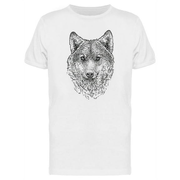 Wolf Head Vintage Design T-Shirt Men -Image by Shutterstock, Male x-Large