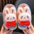 thumbnail image 2 of Vedolay Toddler Slippers for Girls Boys Soft Plush Slip-On House Slippers for Kids Pink,34, 2 of 5