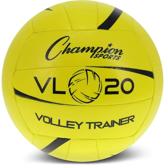 Champion Sports Volley Trainer Ball, Yellow, 8