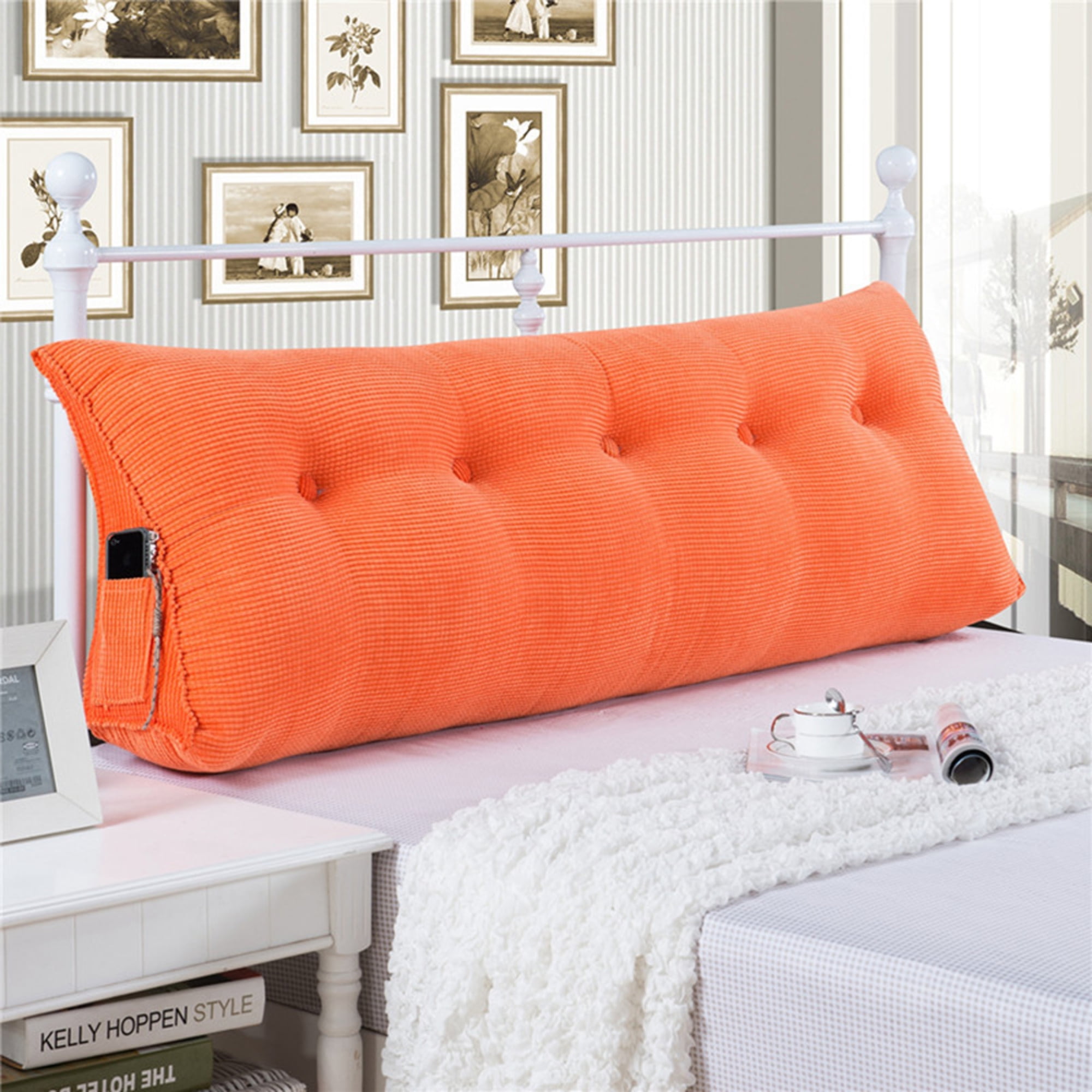 Sofa Bed Large Filled Triangular Wedge Cushion Bed Backrest Positioning