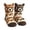 Khaki, variant on 3D Knit Animal Socks - Hand Crocheted Novelty Crew Socks with Double Layer Warmth for Kids Adults