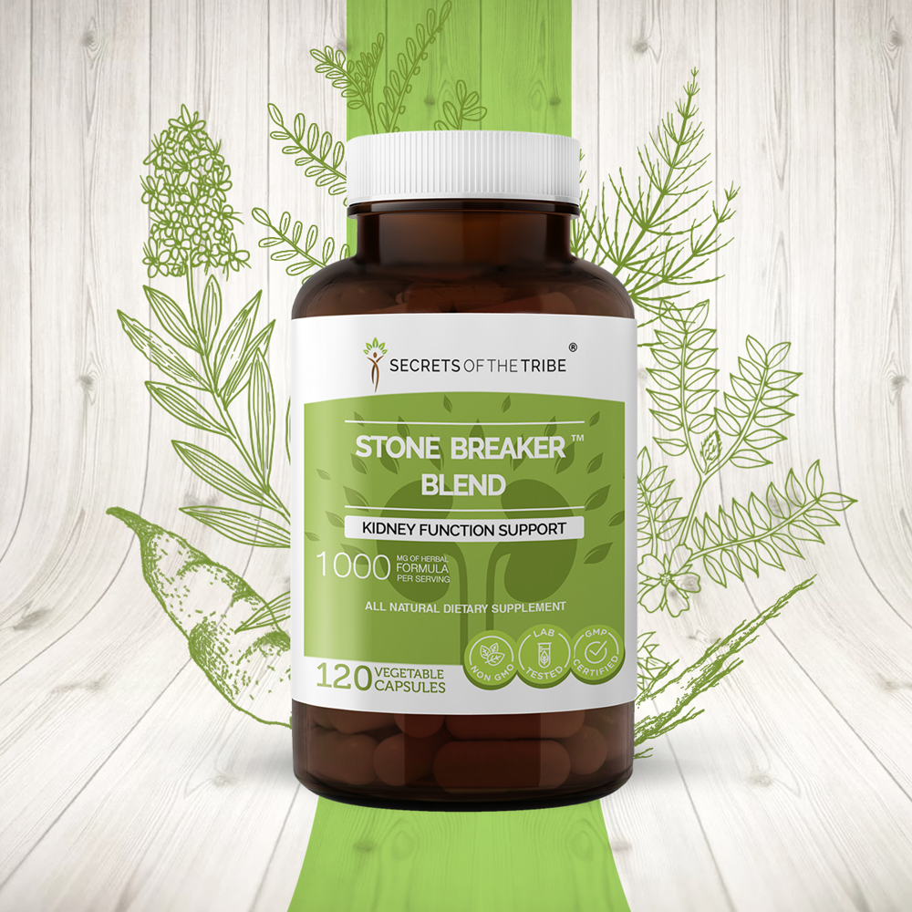 Stone Breaker Blend 120 Capsules, 500 mg, Stonebreaker, Burdock, Yucca