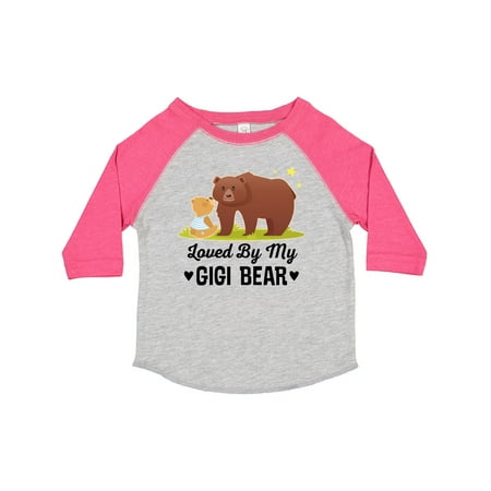 

Inktastic Gigi Bear Loves Me Grandson Gift Toddler Boy or Toddler Girl T-Shirt