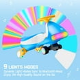 thumbnail image 4 of FanttikRide 2 in 1 Ultra Electric Wiggle Car with Pedal, Kids Car, MagicMute Motor Swing Car, 2 Speeds, 9 Color Modes, Digital Display, Bluetooth, for Ages 3 and Up, 150 Lbs, Sailor Blue, 4 of 9