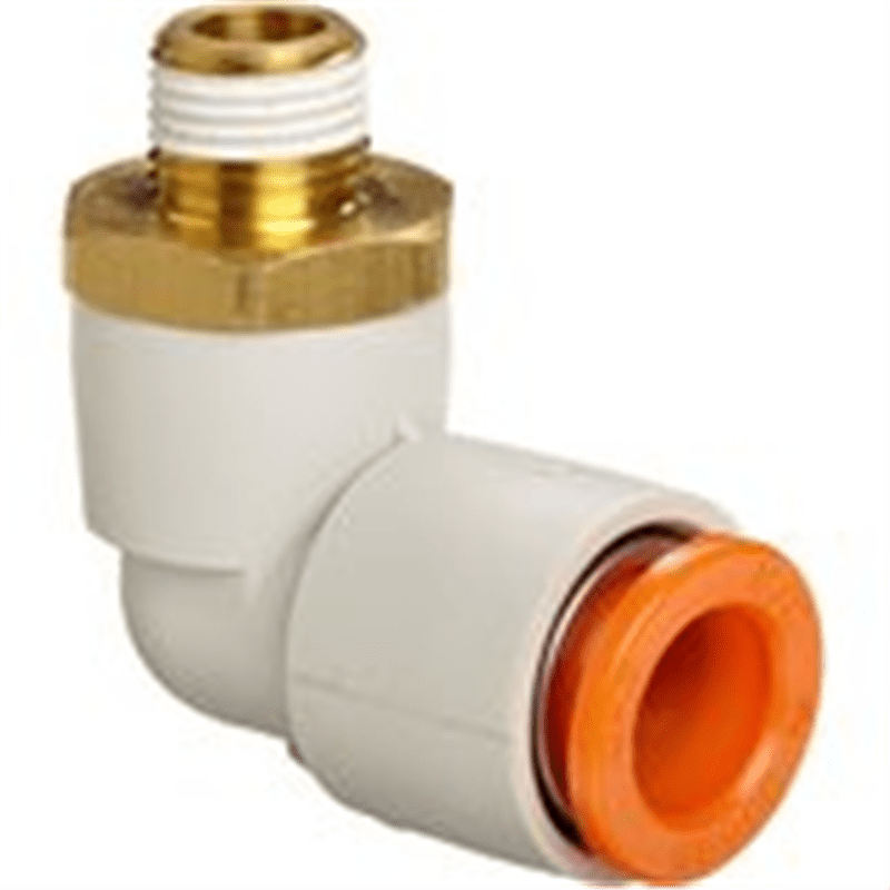 SMC KQ2L1137AS PBT & Brass PushtoConnect Tube Fitting with Sealant