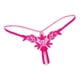 thumbnail image 4 of Bragas de encaje huecas para mujer que abren tangas con de cuerdas bragas bragas ropa interior - Rosado Un tamaño Soledad Bragas sin entrepierna para mujer, 4 of 5