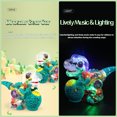 thumbnail image 6 of Electric Walking Dinosaur Toy with Transparent Rotating Gears, Colorful LED Lights & Dynamic Music, Universal Moving Toy for Toddlers, Perfect Christmas Holiday Gift for Kids, 6 of 6