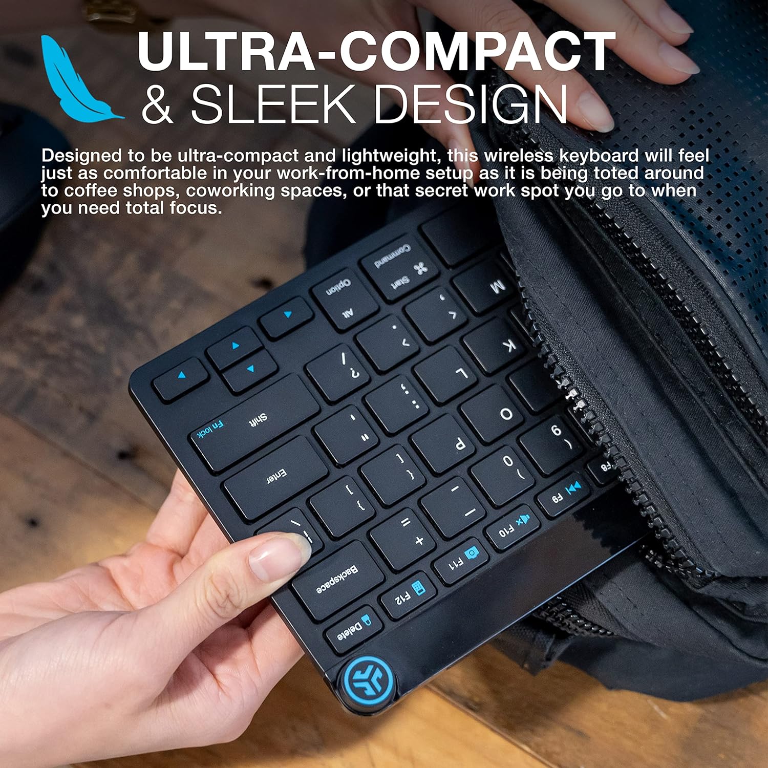 JLab GO Wireless Keyboard, Multi-Device Bluetooth & USB photo 2