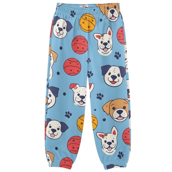 joogoo Cute Dog Football Boys' Sweatpants Jogger Pants 5-6Y