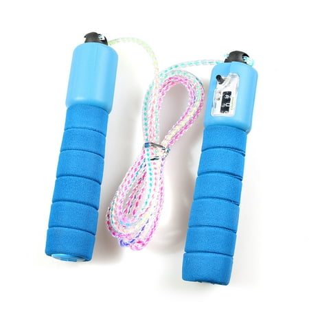 8.8 Feet Adjustable Jump Rope Fitness Skipping Jumping Rope with Counter and Comfortable Nonslip EVA Handles for Kids