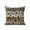 Brown Teal Blue, variant on Outdoor Pillows Waterproof, Blue Aztec Bedding Throw Pillows with Insert for Couch Sofa Bed, Boho Southwest Farmhouse Ethnic Motifs 16x16 Inch Pillowcases Decorative Camping Patio Pillow Set of 1