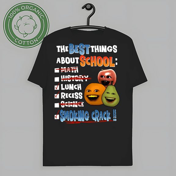 LIMITED EDITION The Best Things About School Annoying Orange Unisex tee, for men & women, up to size 5XL-TH56747