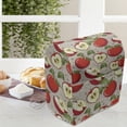 thumbnail image 4 of Fruits Lounger Chair Bag, Spring Apple Slices of Flower Leaves Healthy Food Garden Harvest Pattern, High Capacity Storage with Handle Container, Lounger Size, Green Dust Vermilion, by Ambesonne, 4 of 5