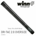 thumbnail image 2 of Set of 10 -Winn DRI-TAC 2.0 OVERSIZED Jet Black Golf Grip - 72DT-JBK, 2 of 7