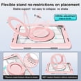 thumbnail image 5 of XYX Shockproof Tablet Case for iPad Pro 13 inch M4 2024 (7th Gen) with 360 Rotating Stand, Slim Lightweight with Pencil Holder, Pink, 5 of 5
