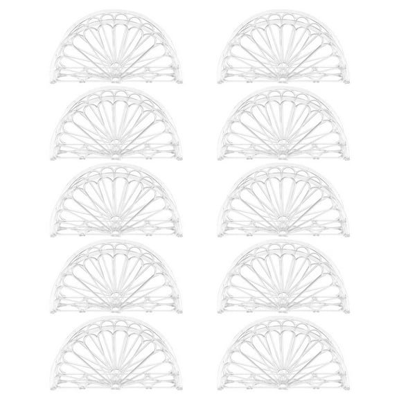 Napkin Holder Fan Design: 10pcs Tissue Dispenser Stand
