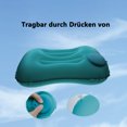 thumbnail image 3 of Almohada Inflable, Almohada para Acampar, Almohada De Viaje Prensa Manual Inflable - Almohada Práctica para Acampar, Al Aire Libre, Mochilero, para Automóvil, Avión, Playa - Ideal para Vacaciones,, 3 of 7