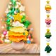 thumbnail image 1 of Fiudx Adorno Navideño de Ganchillo, Flores de Algodón de Leche Hechas a Mano, Decoración Duradera En Maceta, Decoración para Escritorio y Coche, Ideal para Regalo Navideño, Tamaño 16 X 9 Cm, 1 of 7