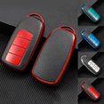thumbnail image 5 of Lanfini for Chery Tiggo 8 Pro 8Plus Soft TPU Leather Car Key Case Cover Shell Protect, 5 of 6