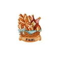 thumbnail image 1 of Imán para nevera, pan, pan, pan, resina 3D, comida, 1 of 1