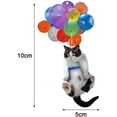 thumbnail image 2 of Adornos colgantes de la mochila del coche del gato volador, colgante colgante del coche con el globo colorido, colgante afortunado del gato volador para el coche, colgador de la mochila del coche Xemadio LKX-0478, 2 of 7