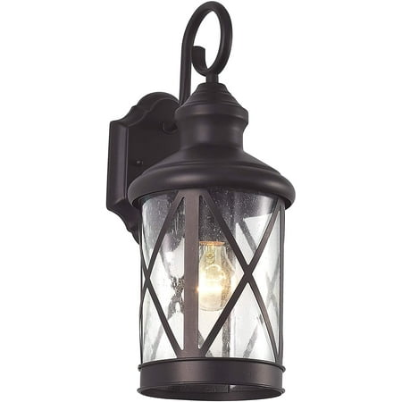 

RADIANCE Goods Transitional 1 Light Rubbed Bronze Outdoor Wall Sconce 16 Height