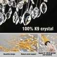 thumbnail image 5 of RRBEST Gold Luxury Tree Branch Chandelier,Modern Chandelier Crystal Light Fixture,Pendant Light for Living Rooms, 5 of 22