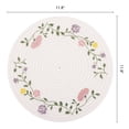 thumbnail image 5 of Unique Bargains Round Placemats 6pcs Woven Placemats White 11.8"x11.8", 5 of 5