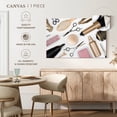 thumbnail image 5 of Elephant Stock Hair Stylist Life Wall Art - Horizontal Canvas Wall Art - Hallway Wall Decor - Fashion And Beauty Canvas - Black And Pink Decor - 39" x 26", 5 of 8