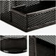 thumbnail image 3 of FloreceBien Set organizador de escritorio para suministros de hogar y oficina, accesorios con bolígrafos, lápices, etc., negro, 3 of 5