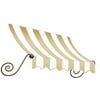Awntech Charleston Sloped Fixed Awning with Scrolled Iron Arms