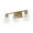 Luxe Gold, variant on Hunter - Rossmoor 3-light Luxe Gold, Medium Size Vanity Light, Dimmable, Formal Style, Bell Shaped, for Bedrooms, Dining, Living Rooms - 13204