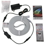 Monster 16.4ft Neon LED Strip Lights, Multicolor Flow LED Lights for Indoor & Outdoor Decor, Mounting Clips Included