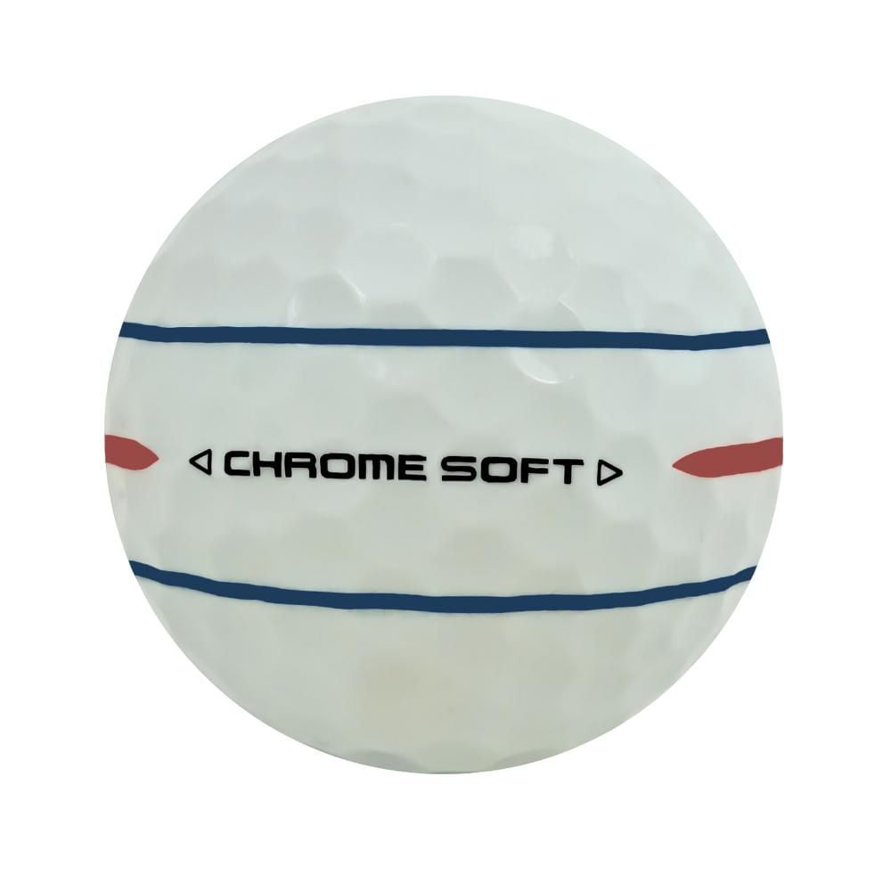 Mulligan - 36 balles de golf récupérées Callaway Chrome Soft 2024 360 Triple Track 5A Mint