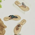 thumbnail image 5 of Ataiwee Women's Flat Slide Sandals - Comfortable Cute Summer Flops., 5 of 6