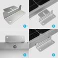 thumbnail image 6 of Renogy Solar Panel Mounting Z Bracket Mount Supporting for RV, Roof, Boat -- Set of 4 Units, 6 of 7