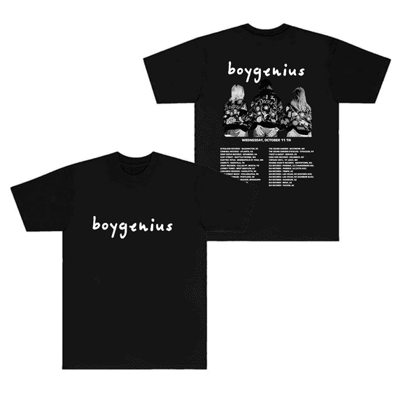 Boygenius Merch T-Shirt New Tour Merch Top Tees Streetwear Men Women Rapper T Shirts