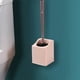thumbnail image 4 of Ganfancp Escobillero y Escobillero Compacto para La Limpieza Del Cuarto de Baño Cepillo de Mango Largo Tamaño Compacto para Guardar y Organizar Ofertas Del Día Sólo En Línea 1X Escobilla, 1X Base, 4 of 6