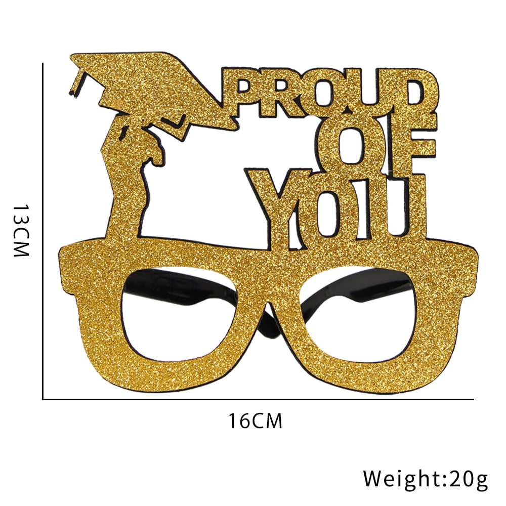 Graduation Photo Glasses Props 2023 Graduation Decorations Class of