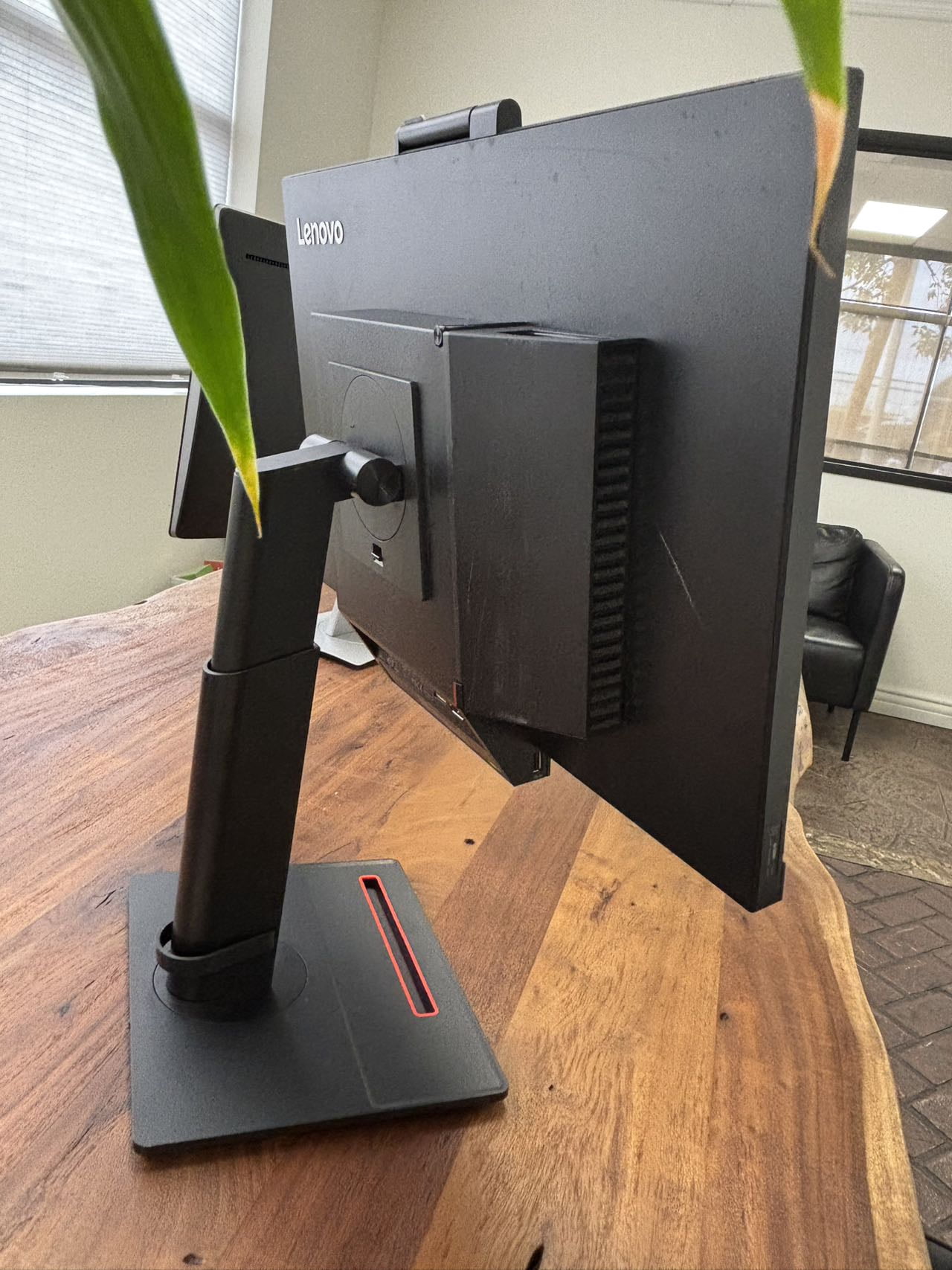 Pre-Owned Dual Screen - Lenovo 24in TIO24 GEN3 FHD 1920x1080 Slim Bezel Desktop Computer Monitor LCD DP