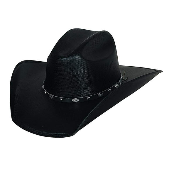Bullhide Justin Moore Hank It - 50x Straw Cowboy Hat 7 1/4 Black