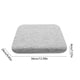 thumbnail image 3 of Cojín antideslizante para silla de comedor de 34 cm | Cojín de lino con relleno de esponja | Comodidad ergonómica para casa, cocina, oficina y coche | Gris claro y azul cielo, 3 of 5