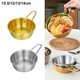 thumbnail image 5 of Outdoor Sport Rice Wine Bowl Rice Bowl Korean Seasoning Bowl Color Silver Gold Thickened With Handle L 12x5x4cm, 5 of 11